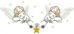 Angels Machine Embroidery Design – Heavenly Winged Figures Pattern 