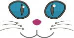 Big Cat Eye Machine Embroidery Designs