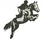 Horse And Rider Machine Embroidery Design29092025