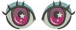 Soft Toy Eyes Machine Embroidery Design Set, Left and Right Separate Files, Multiple Sizes Digital File 