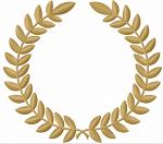 Laurel wreath Machine Embroidery Design 