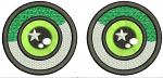 Round Eye for Soft Toy Machine Embroidery Design 