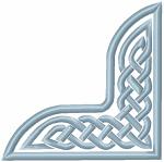 Celtic Corner Machine Embroidery Design 
