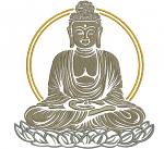 Buddha Machine Embroidery design 