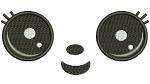 Cat Muzzle Machine Embroidery Design for Dolls and Soft Toy Faces 